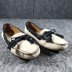 b.o.c Born Concept Shoes Womens Size 8‎ Cream Navy Tassel Driving Moc BC2455